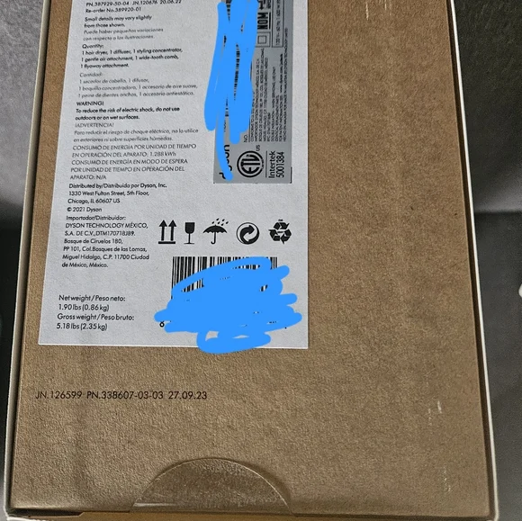 💜 Dyson Supersonic Hair Dryer in Nickel/ Copper Brand New Never Open